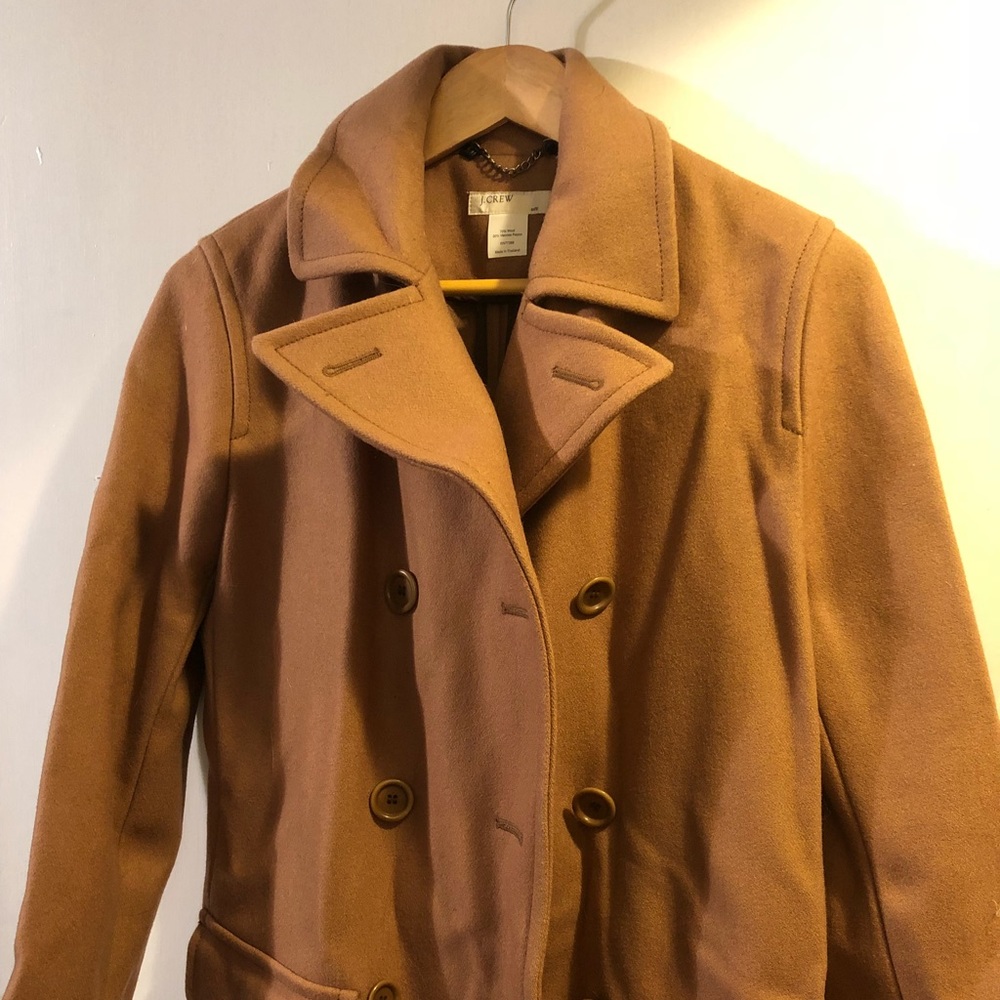 JCREW Camel Trench Coat